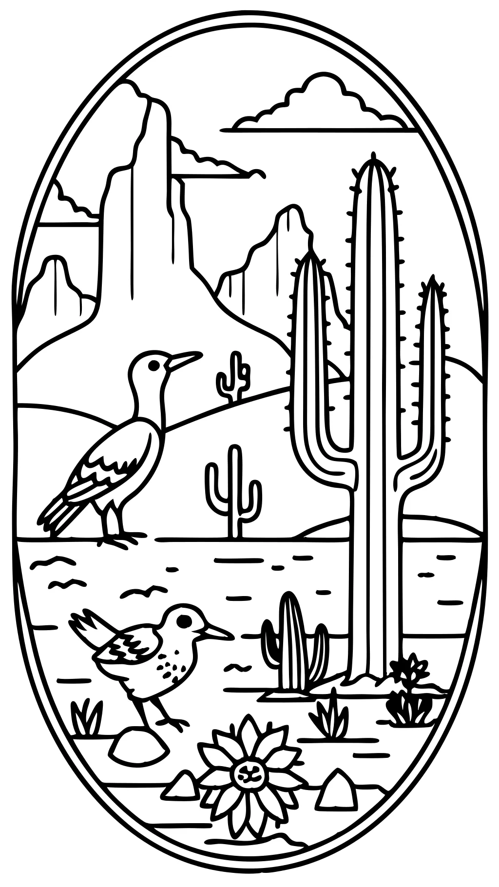 arizona coloring pages